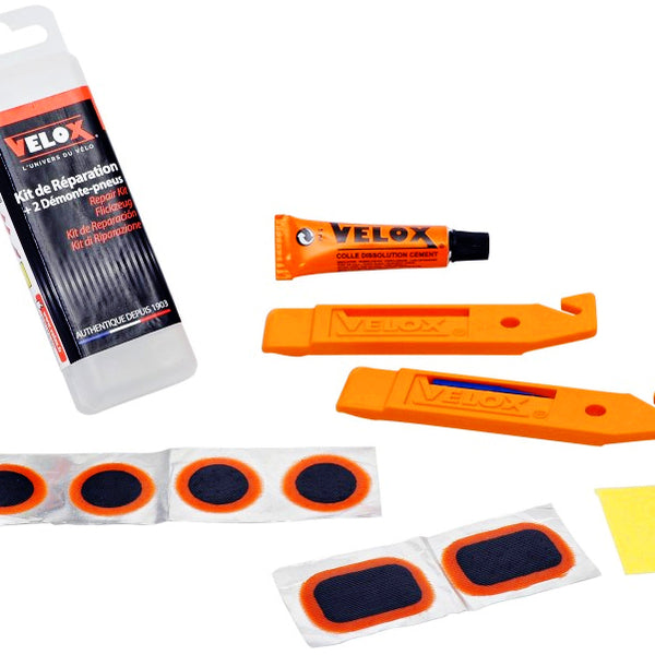 Velox tire repair kit mini 6 patches-solution-2 tire levers