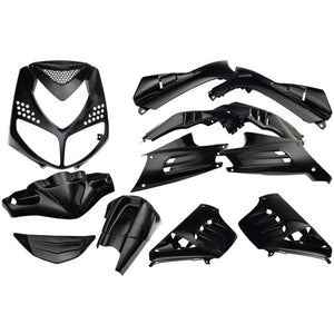 Edge plaatset 13-delig voor peugeot speedfight 2 - metallic zwart