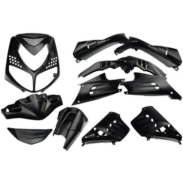Edge plaatset 13-delig voor peugeot speedfight 2 - metallic zwart