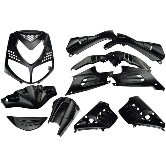 Edge plaatset 13-delig voor peugeot speedfight 2 - metallic zwart