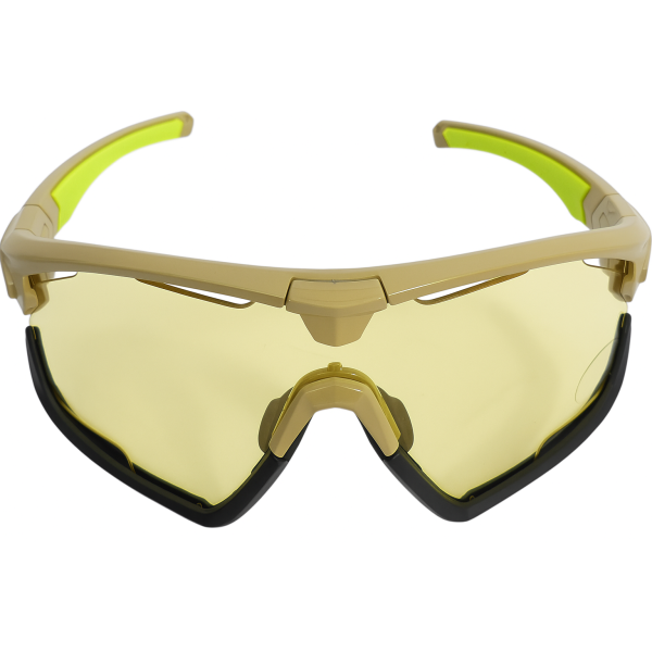Load image into Gallery viewer, Kross fietsbril braker uv400 verwisselbare lenzen - beige frame
