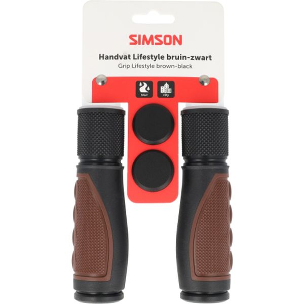 Afbeelding laden in galerijviewer, Simson handvatten lifestyle donkerbruin-zwart
