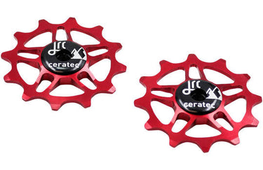 Jrc - keramische derailleur wielset sram force, red, rival axs 12t rood