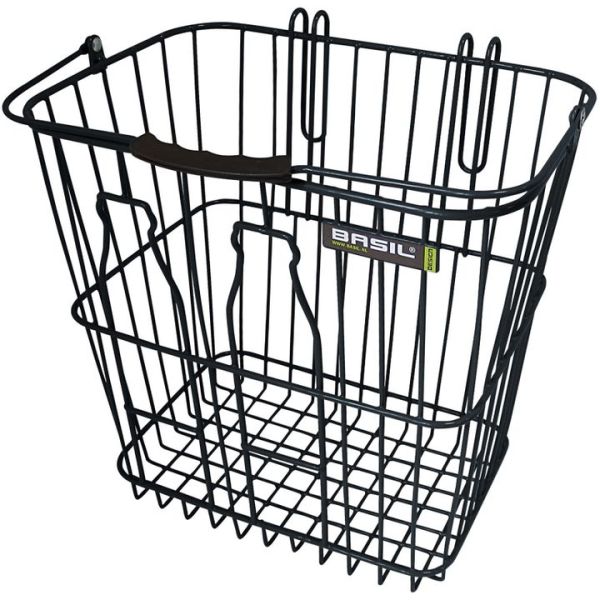 Load image into Gallery viewer, Basil Bottle basket - fietsmand - achterop -zwart

