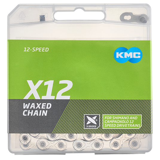 Kmc x12 waxed - silver (nickel plated)