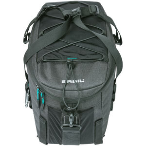 Basil Discovery 365D Bagagedragertas M - Zwart, waterafstotend, 9L, unisex, sportief