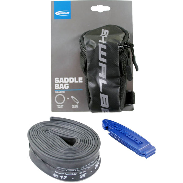 saddle bag 0.7 liter with inner tube 26 x 1.75 black