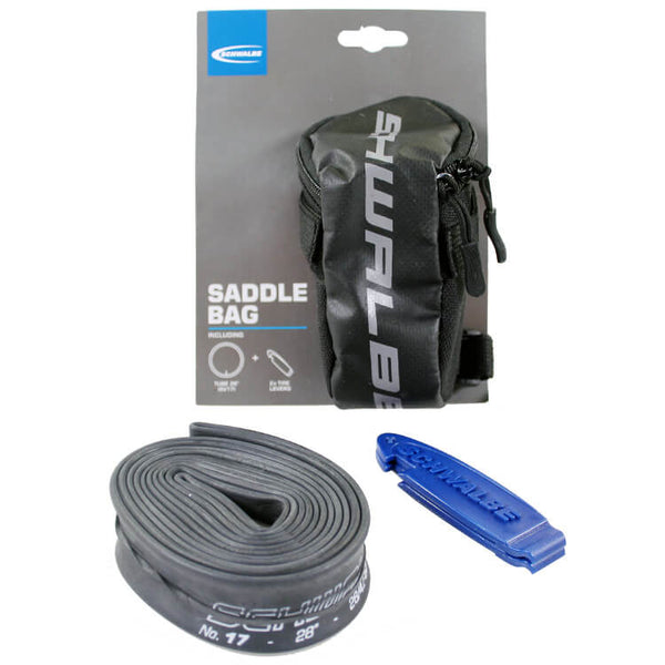 Schwalbe Inner Tube Fv/sv. saddle bag. Tire levers | MTB | 584-622 | FV/SV | 40mm | Butyl Rubber
