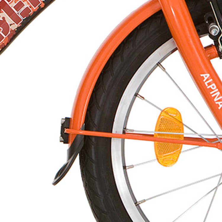 Load image into Gallery viewer, Alpina Spatbord set 16 sunny orange
