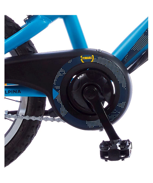 Alpina crankstel 30t 114mm met disc zwart