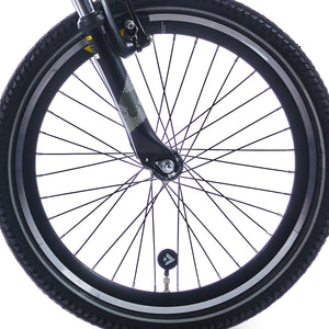 Alpina voorwiel 22 hlqc trail zwart zw spk