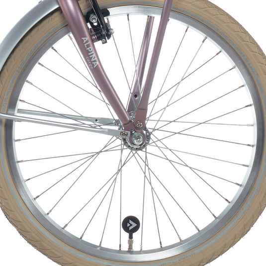 Alpina voorwiel 20 hlq-10a-1 silver zink spk