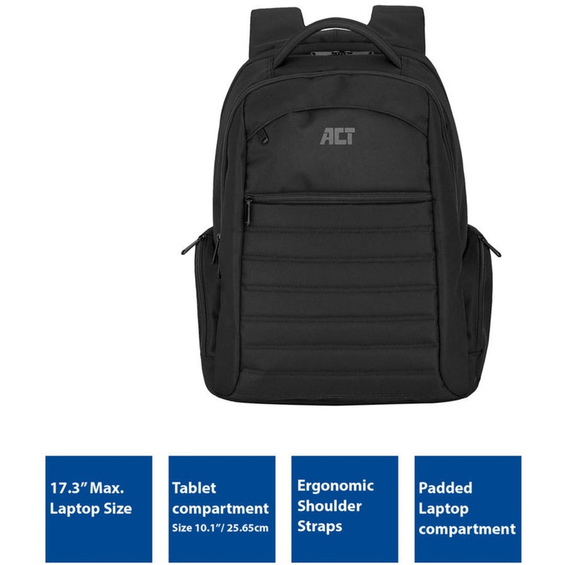 Load image into Gallery viewer, ACT Connectivity Urban laptop rugzak 17,3
