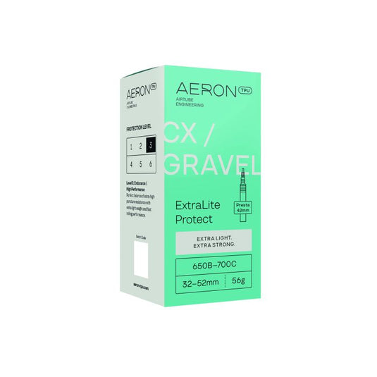 Aeron tpu aeron tpu cx gravel - extralite protect 32-52 presta valve 42 650b - 700c