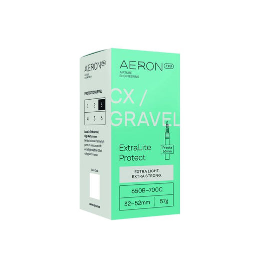 Aeron tpu aeron tpu cx gravel - extralite protect 32-52 presta valve 65 650b - 700c