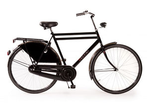 Aldo 28 inch opafiets dubbel buis glans zwart 70cm