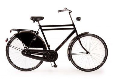 Aldo 28 inch opafiets dubbel buis glans zwart 70cm