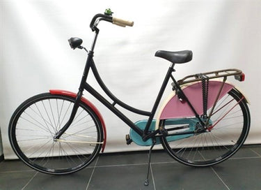 Aldo 28 inch omafiets papegaai 50cm + axa solid
