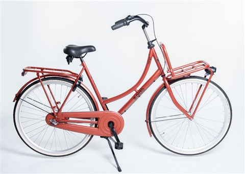 Aldo 28 inch omafiets cargo 50cm 3v red copper