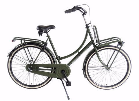 Aldo 28 inch omafiets cargo 50cm 3v leger groen