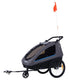 Polisport kinder aanhangwagen 20 inch met 3e wiel