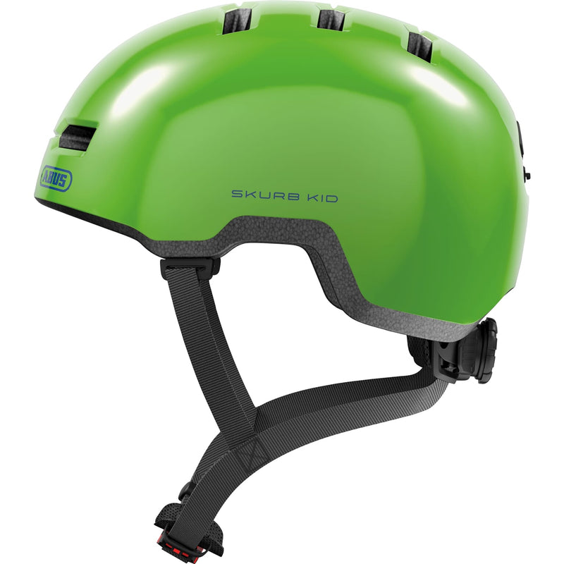 Load image into Gallery viewer, Abus Helm Skurb Kid shiny green S 45-50cm
