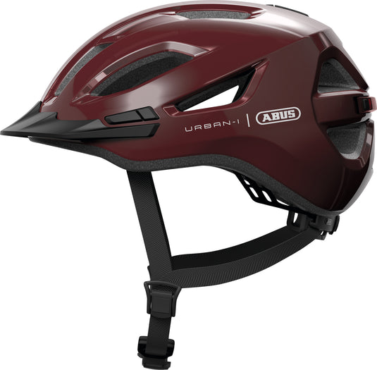Abus helm urban-i 4.0 chestnut red m 54-58cm
