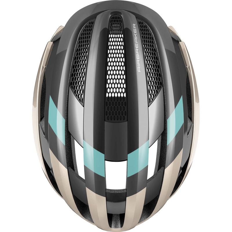 Load image into Gallery viewer, Abus Helm AirBreaker champagne Goud L 59-61cm

