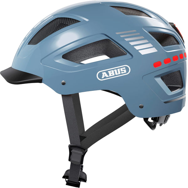 Abus helm Hyban 2.0 LED signal glacier M 52-58cm