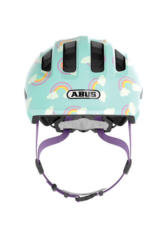 Abus Helm Smiley 3.0 LED blue rainbow M 50-55cm