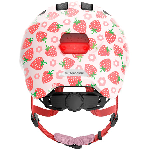 Abus helm smiley 3.0 led rose strawberry s 45-50cm