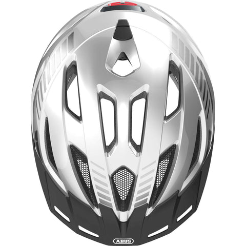 Abus helm Urban-I 3.0 signal Zilver S 51-55cm