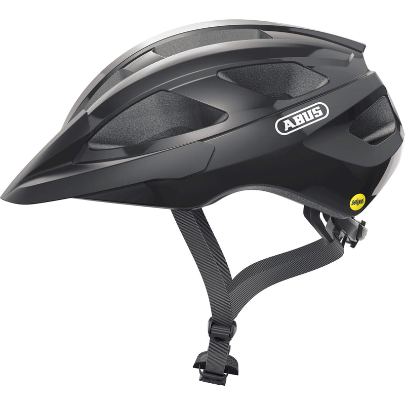 Load image into Gallery viewer, Abus helm MacatGoud MIPS shiny Zwart S 51-55cm

