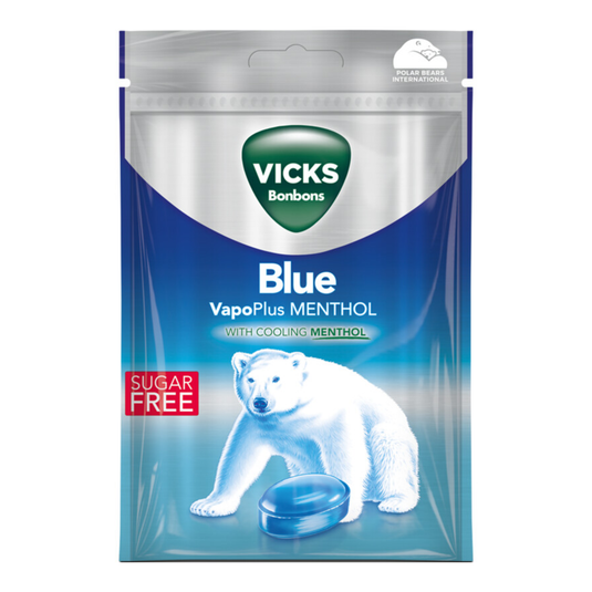Vicks blue suikervrij zak (20x 72gr)
