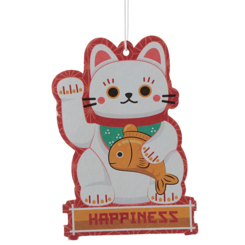 Load image into Gallery viewer, Jasmijn - witte maneki neko luchtverfrisser
