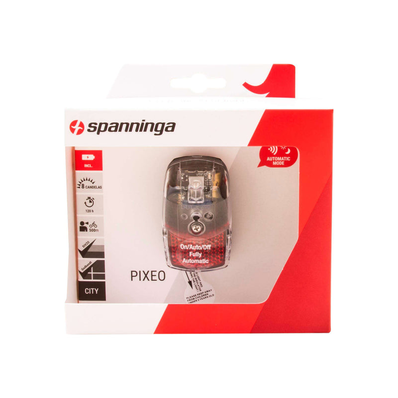 Load image into Gallery viewer, Spanninga spatbord achterlicht pixeo xba 2xaaa in doosje
