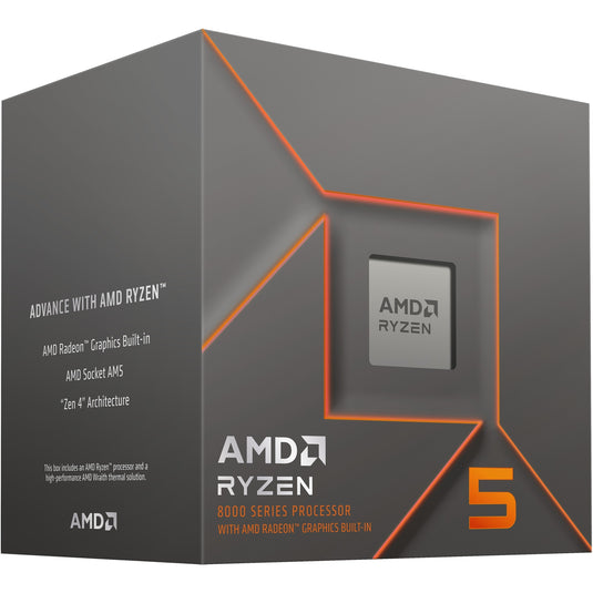 AMD Ryzen 5 8500G, 3,5 GHz (5,0 GHz Turbo Boost)