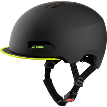 Alpina sports urban helm brooklyn 57-61 mat zwart geel