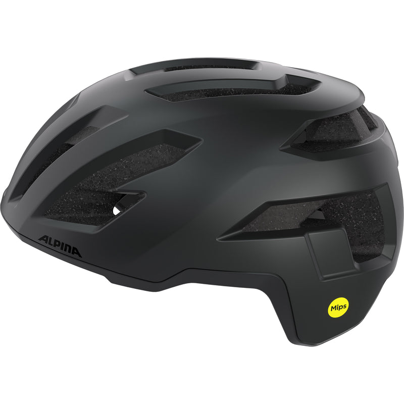 Load image into Gallery viewer, Olympic sportswear alpina sports tour helm taunus gravel mips 52-56 mat zwart
