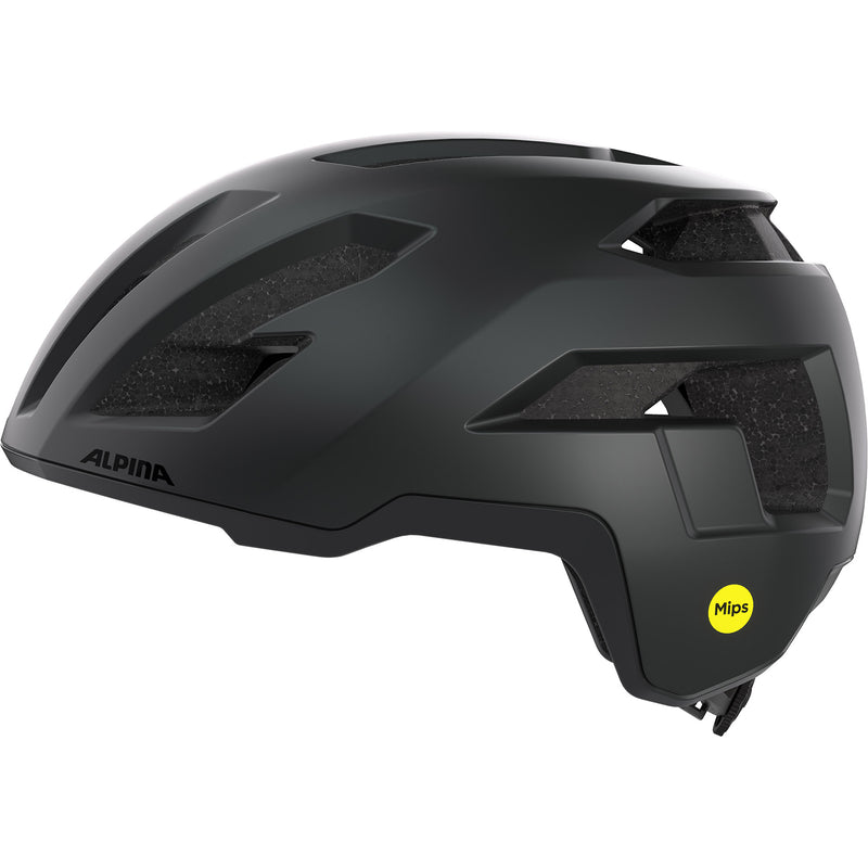 Load image into Gallery viewer, Olympic sportswear alpina sports tour helm taunus gravel mips 55-59 mat zwart
