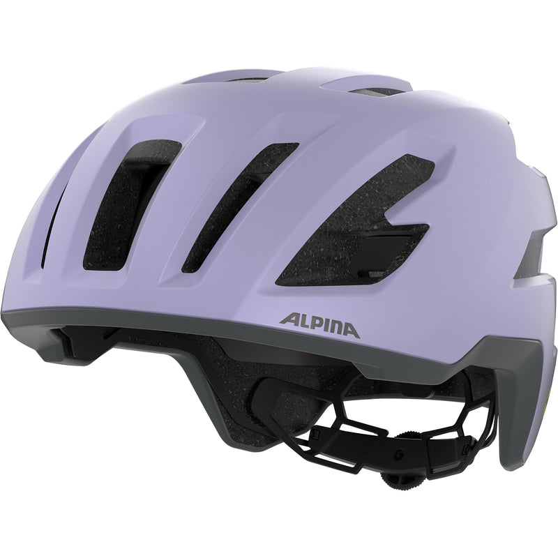 Load image into Gallery viewer, Olympic sportswear alpina sports tour helm taunus gravel mips 55-59 mat lila
