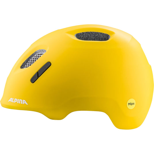 Olympic sportswear alpina sports kinderhelm ximo 2 mips 47-51 mat geel