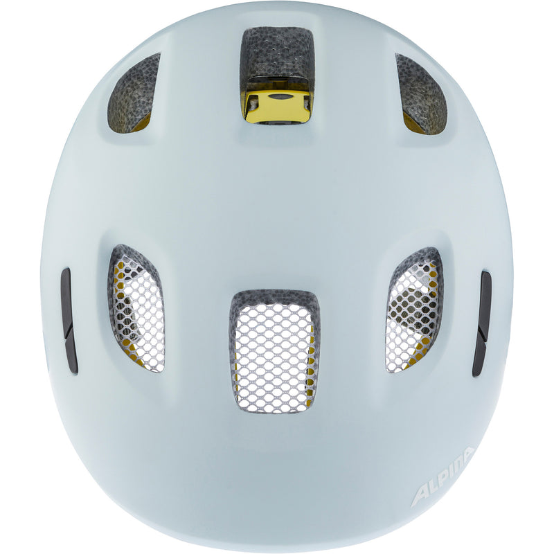 Load image into Gallery viewer, Olympic sportswear alpina sports kinderhelm ximo 2 mips 49-54 mat pastel blauw
