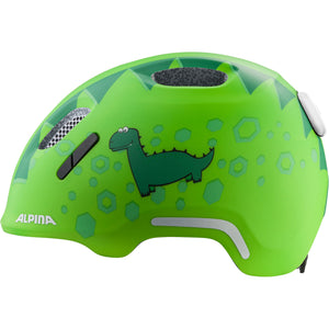 Olympic sportswear alpina sports kinderhelm ximo 2 flash green dino 49-54 mat