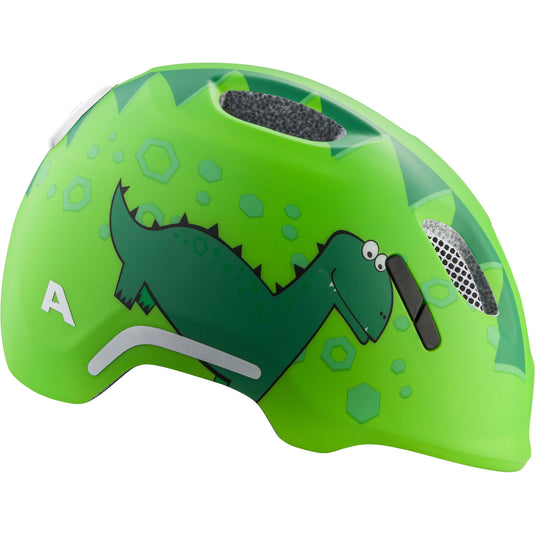 Olympic sportswear alpina sports kinderhelm ximo flash green dino 49-54 mat