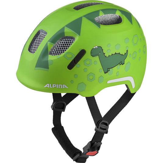 Olympic sportswear alpina sports kinderhelm ximo flash green dino 49-54 mat