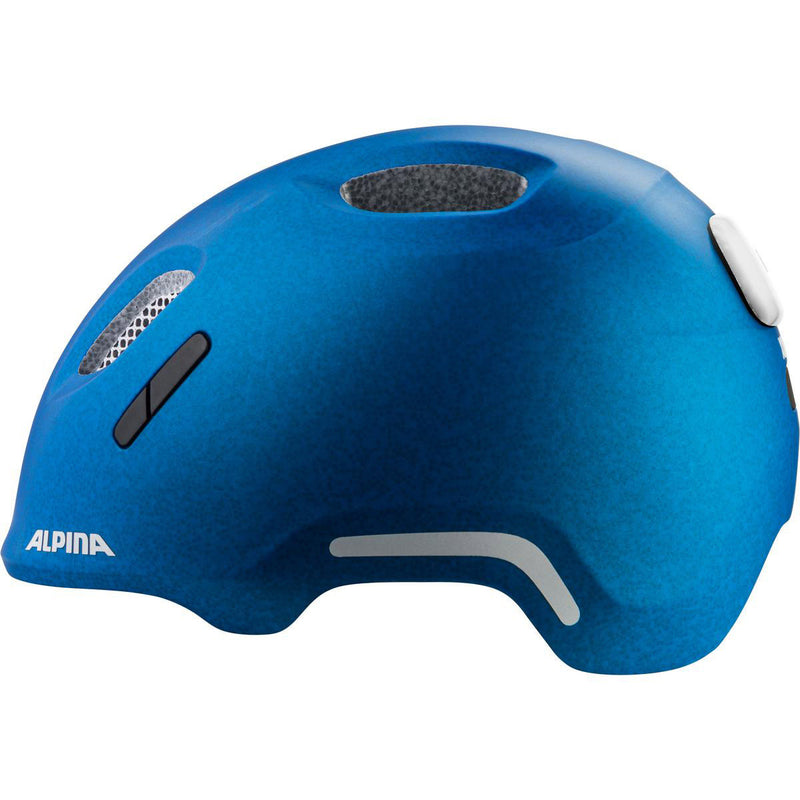 Load image into Gallery viewer, Olympic sportswear alpina sports kinderhelm ximo 2 flash blue 45-49 mat
