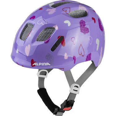 Olympic sportswear alpina sports kinderhelm ximo 2 purple hearts 49-54 glans