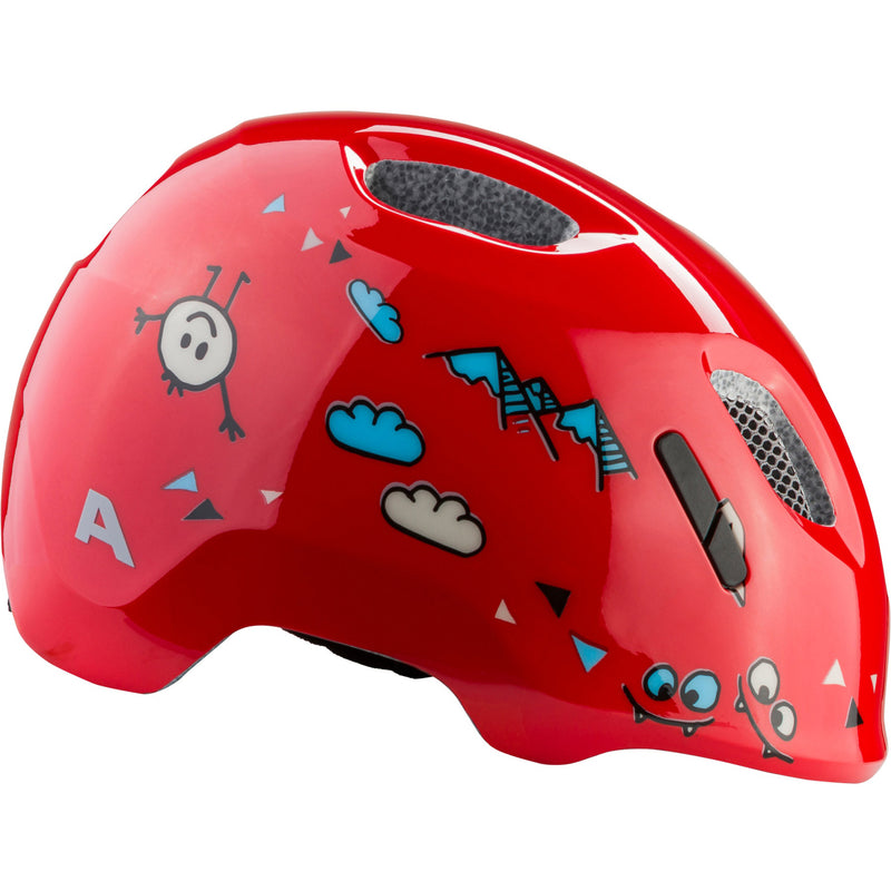 Load image into Gallery viewer, Olympic sportswear alpina sports kinderhelm ximo 2 red smile 49-54 glans
