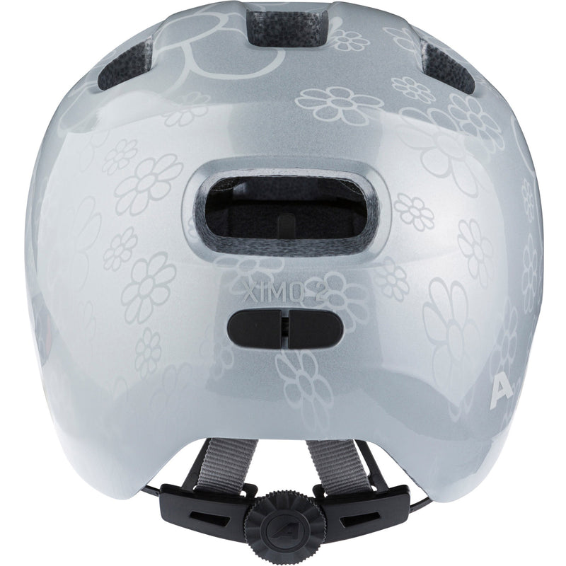 Load image into Gallery viewer, Olympic sportswear alpina sports kinderhelm ximo 2 silver fower 45-49 glans
